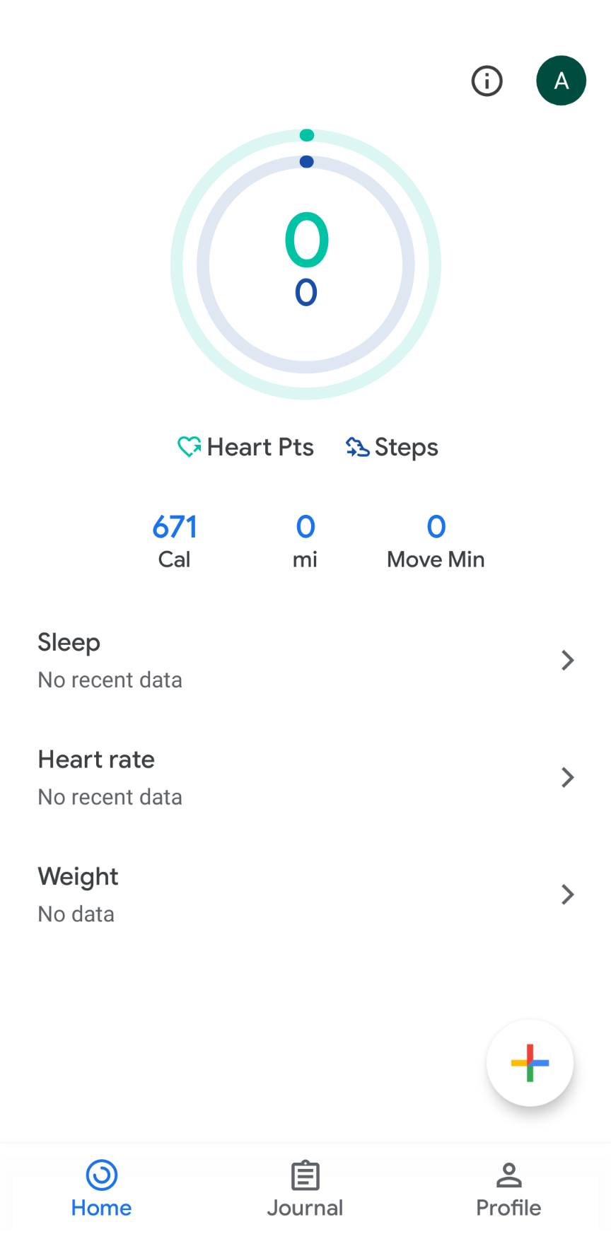 Google Fit Settings